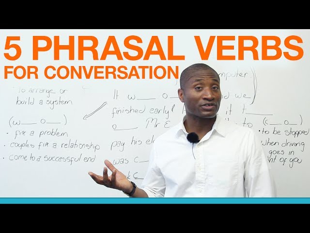 5 conversation phrasal verbs you need to know