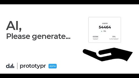 Generate a Dashboard in minutes with Prototypr.ai - Powered by OpenAI