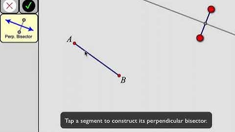 How to Use the Perpendicular Bisector Tool