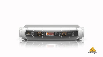 BEHRINGER iNUKE NU6000DSP—Ultra-Lightweight, High-Density 6000-Watt Power Amplifier