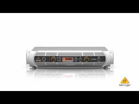 BEHRINGER iNUKE NU6000DSP—Ultra-Lightweight, High-Density 6000-Watt Power Amplifier