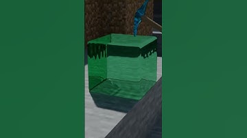Minecraft Slime Block realistic and Pickaxe,