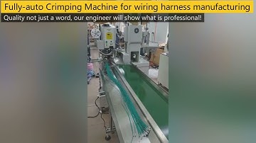 Automatic wire cutting stripping and both ends crimping machine