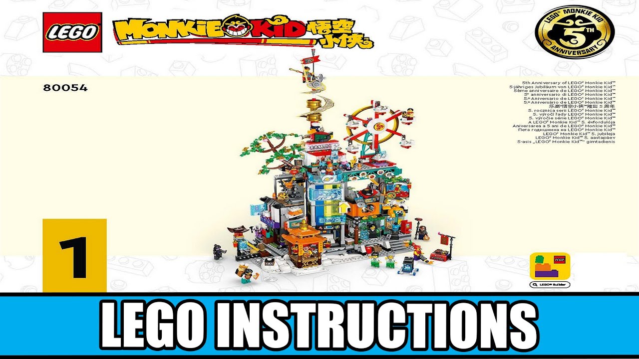 LEGO Instructions - Season 5 - Megapolis City - Monkie Kid LEGO instructions