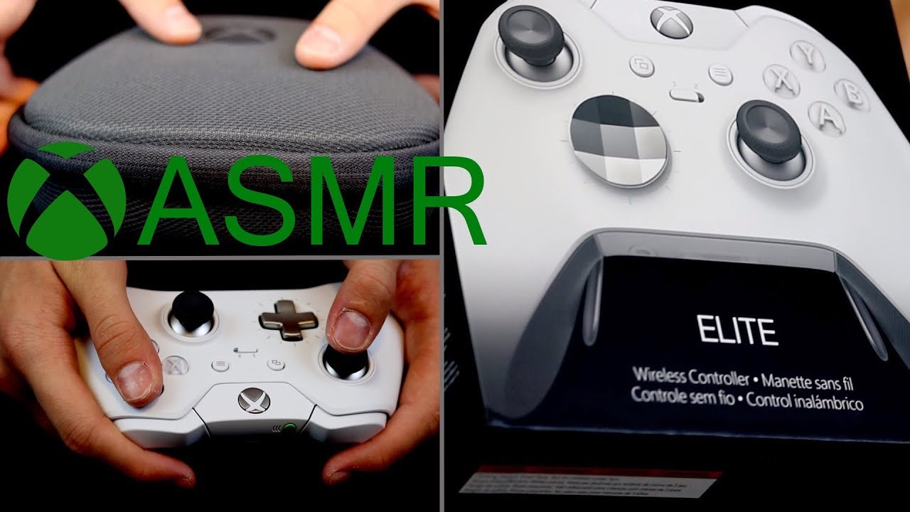 ASMR Xbox Elite Controller Binaural Unboxing [No Talking] - YouTube