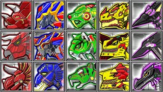 Dino Robot Corps:- #10 Tricera Blue - Mammoth -Tiger -Fire Tyrannosaurus -Ptera Green -Triceratops screenshot 5