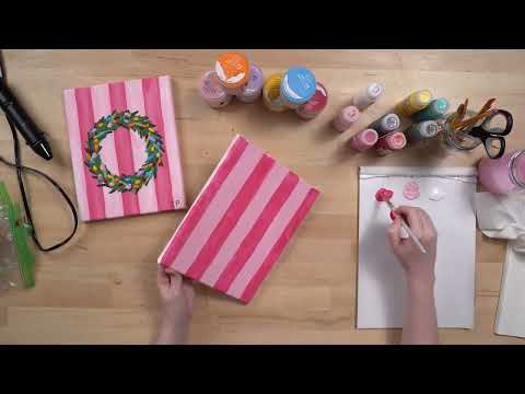 Learn to paint a 3D Wreath!