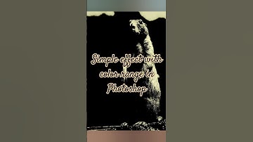 Simple effect with color range in Photoshop #shorts#photoshoptutorial #colorrange#tricks