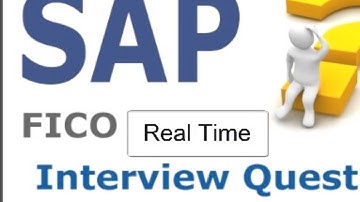 sap fico real time interview online learning