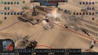 COH3 2v2 Winston Churchill the Donnie (UK) & Johoni (US) vs Zappa (WM) & DaPope (AK) screenshot 4