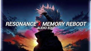 resonance x memory reboot - (tiktok remix) [edit audio]