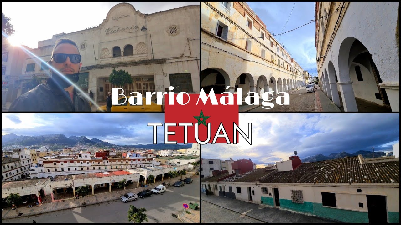 Legendario BARRIO MÁLAGA de TETUAN (Marruecos) en 4K. ¿Cómo se conserva en 2021?