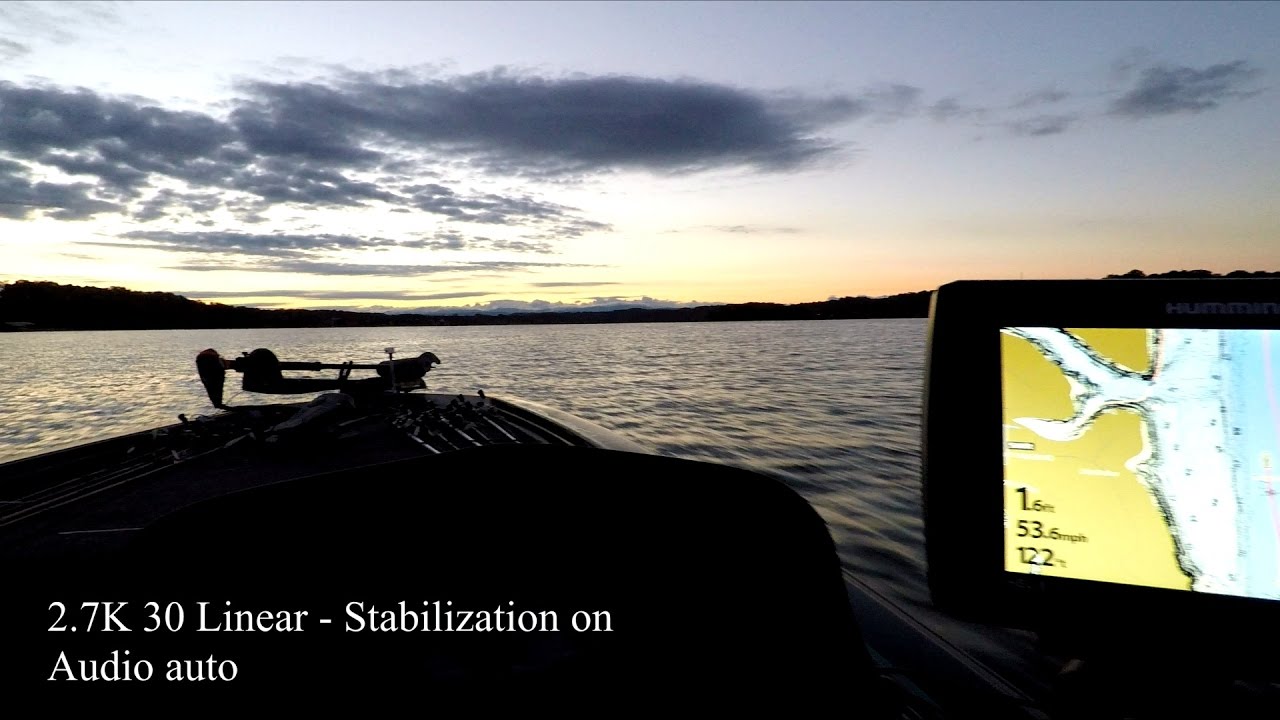 EastTNFishing: GoPro Hero 5 Black - 2.7K Linear Mode with Stabilization