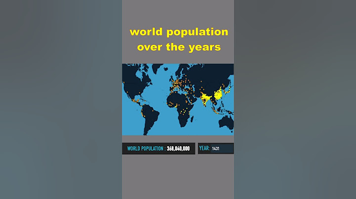 World population over the years #geography #map #population Source: worldpopulationhistory.org