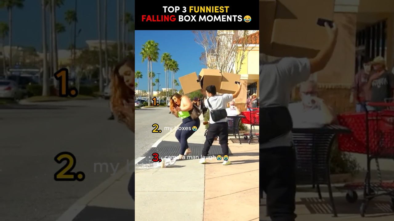 Top 3 Falling Boxes Prank😂 