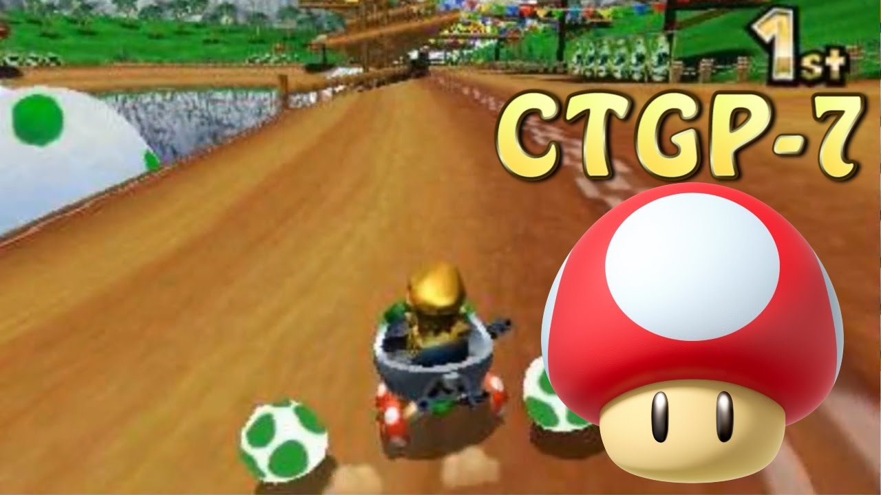 Mario Kart 7 Custom Tracks! - CTGP-7 Mushroom Cup Mirror Mode Gameplay - YouTube