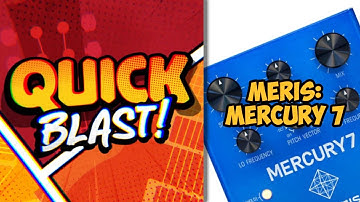 Quick Blast! MERIS Mercury7