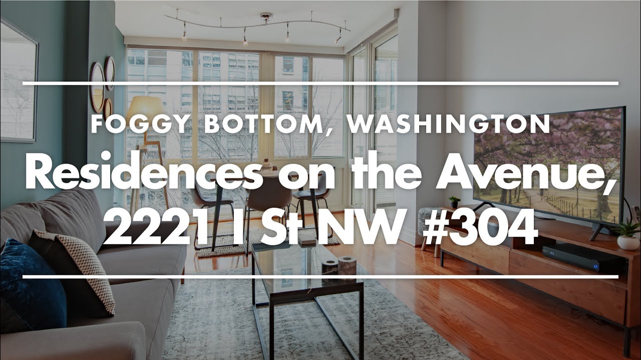 Apartment Tour in DC Furnished Apartment at Residences on the Avenue in Foggy Bottom, DC YouTube