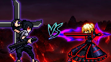 Sasuke EMS RN OP (New) VS Alter Saber TP V2 OP JVL in Jump Force Mugen