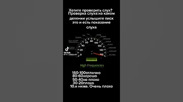 Проверка слуха, быстро и эффективно всего за 1 минуту