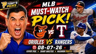 Baltimore Orioles vs Texas Rangers Pick 26 MLB Pick Prediction