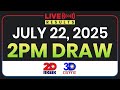 LIVE 2PM PCSO LOTTO RESULTS TODAY JULY 22 2025 SWERTRES EZ2 May Relive Po Tayo DC Sorry LIVE 2PM PCSO LOTTO RESULTS TODAY JULY 22 2025 SWERTRES EZ2 May Relive Po Tayo DC Sorry
