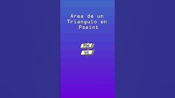 😲💻Como calcular el área de un triángulo en Pseint #shorts #youtubeshorts #pseudocodigo #pseint