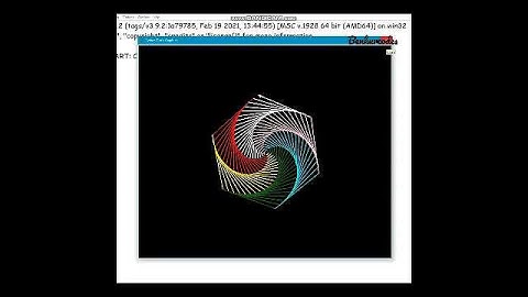 Draw hexagon using python