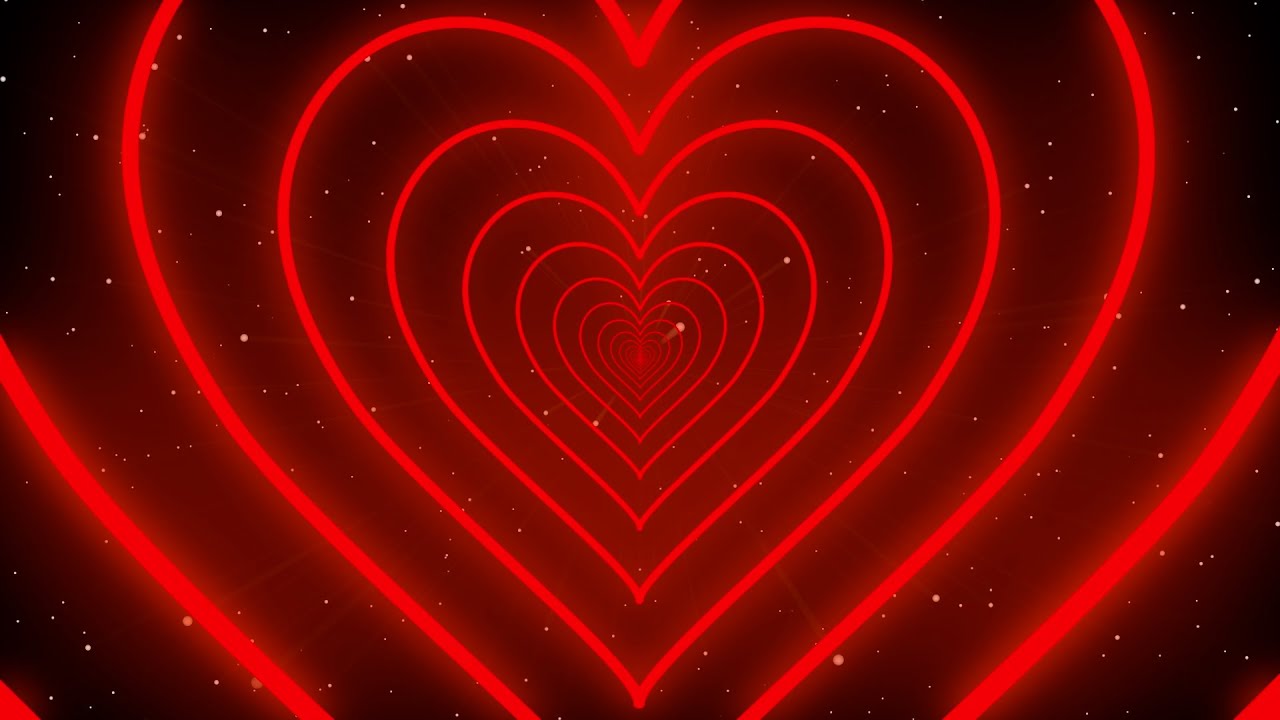 Background Lights ️Red Heart Background│Amazing Backgrounds│Heart ...