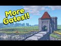 Let&#39;s build a Medieval City | Episode 2: The Gatehouses are done! | Minecraft Timelapse