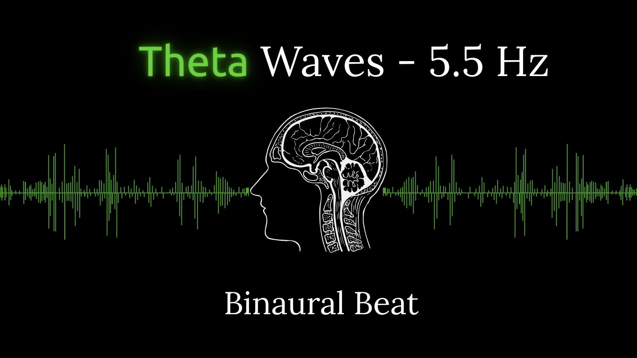 5.5 Hz Theta Waves Binaural Beats for Deep Relaxation, Meditation & Creative Flow | 8 Hours