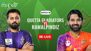 🔴 - 𝐑𝐄𝐋𝐈𝐕𝐄 | Quetta Gladiatoors vs Rawalpindiz | Match 18 | HBL PSL 11 | MZB1U