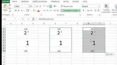 binario usando excel