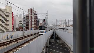 【新竹ノ塚駅】ﾒﾄﾛ13000系「普通 中目黒」発車（後追い）