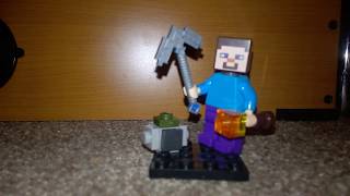 how to make a lego minecraft silverfish