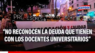 ??Fendup: Gobierno no reconoce la deuda que tiene con los docentes universitarios