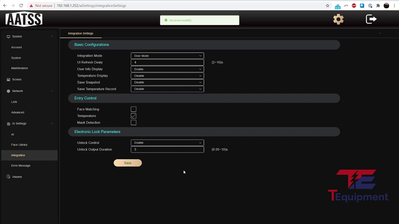 Richtech AATSS V2 Pro Privacy Settings & PII Compliance Options