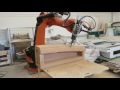 Canoe milling with Kuka robot