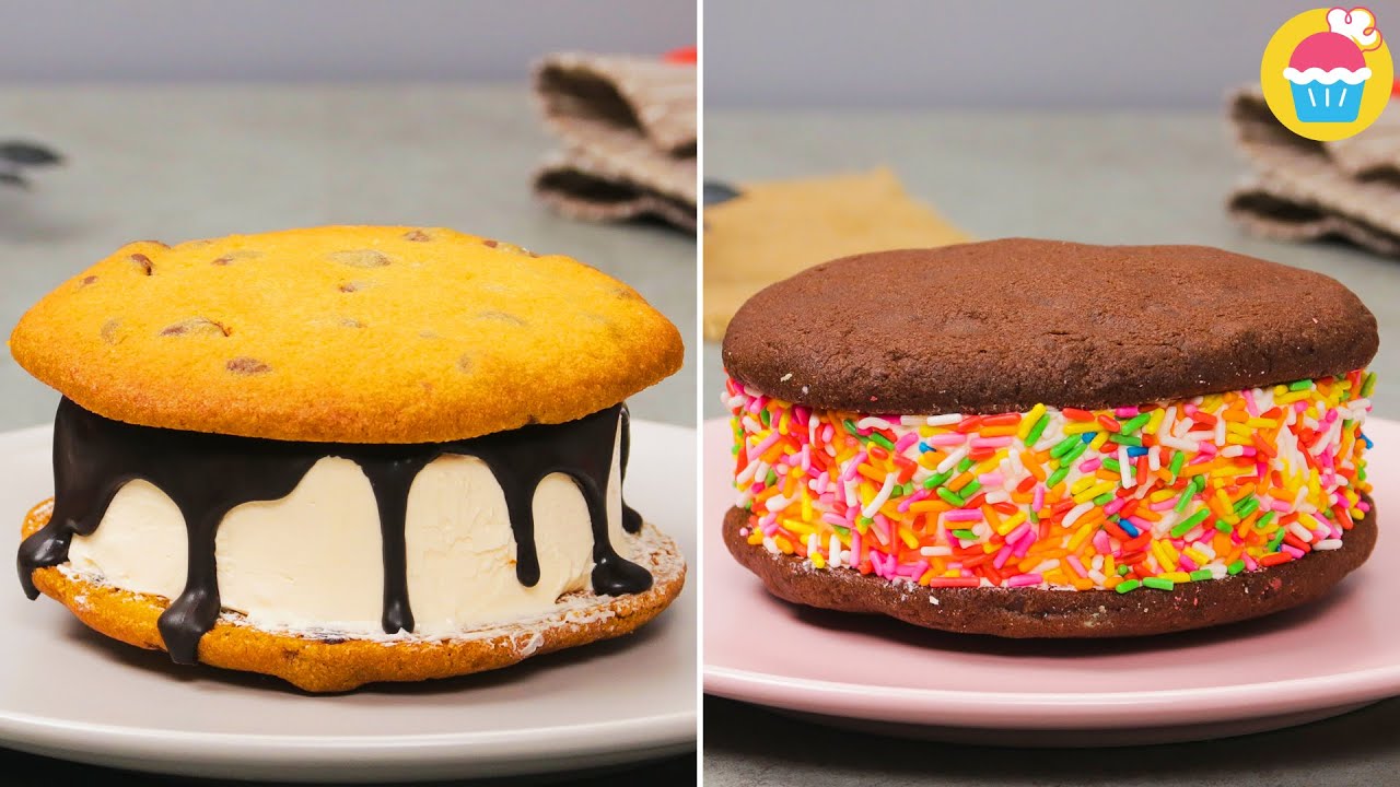 I migliori panini gelato completamente da zero (2 modi) | Che Dolce