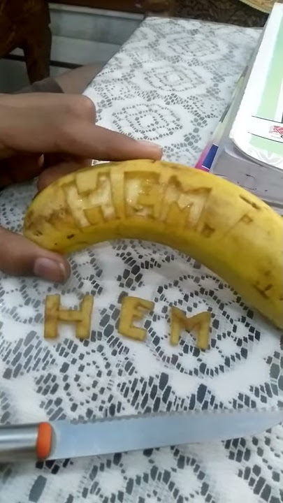 Name on banana