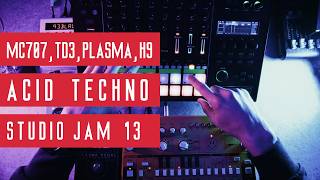 Dj Scale Ripper - Acid naledi (Raw/Hypnotic Techno Acid) | 4kJAM 13 | MC707, Td3, Plasma , zoom, H9