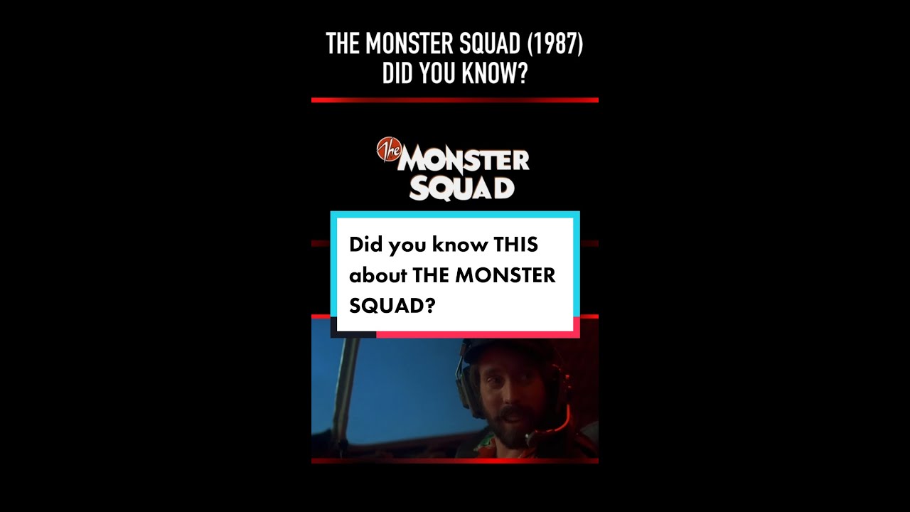 Did you know THIS about THE MONSTER SQUAD (1987)?