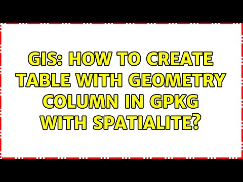 GIS: How to