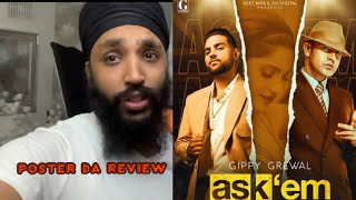 Ask ‘Em | Karan Aujla - Gippy Grewal Poster is Out | REACTION & REVIEW