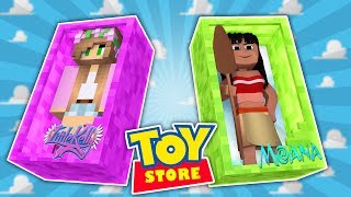 Minecraft TOYSTORE : THE STORE IS FLOODED! | Moana | w/LittleKellyandCarly (CustomRoleplay)