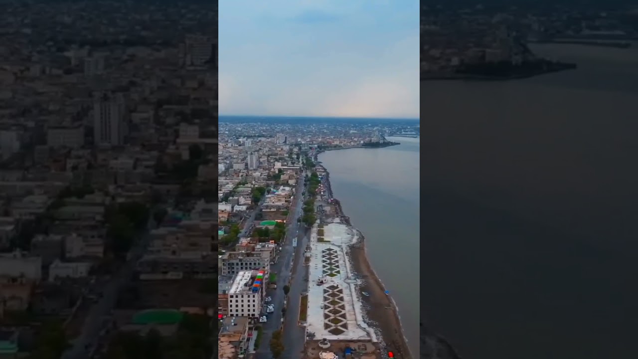 تصوير جوي جميل لمدينة الحديدة بعد المطر ...نبيل الدرسي