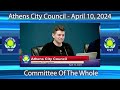 Athens City Council Update - April 10, 2024