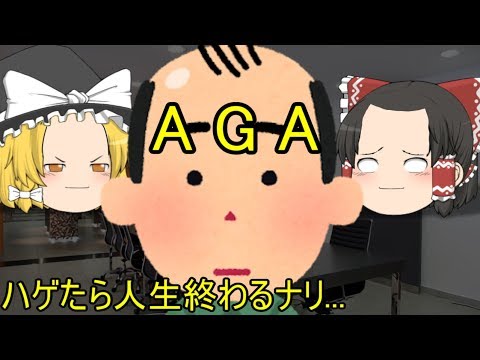 ゆっくり解説 禿げたら人生終わるナリ ハゲの原因 Agaの治療 Youtube