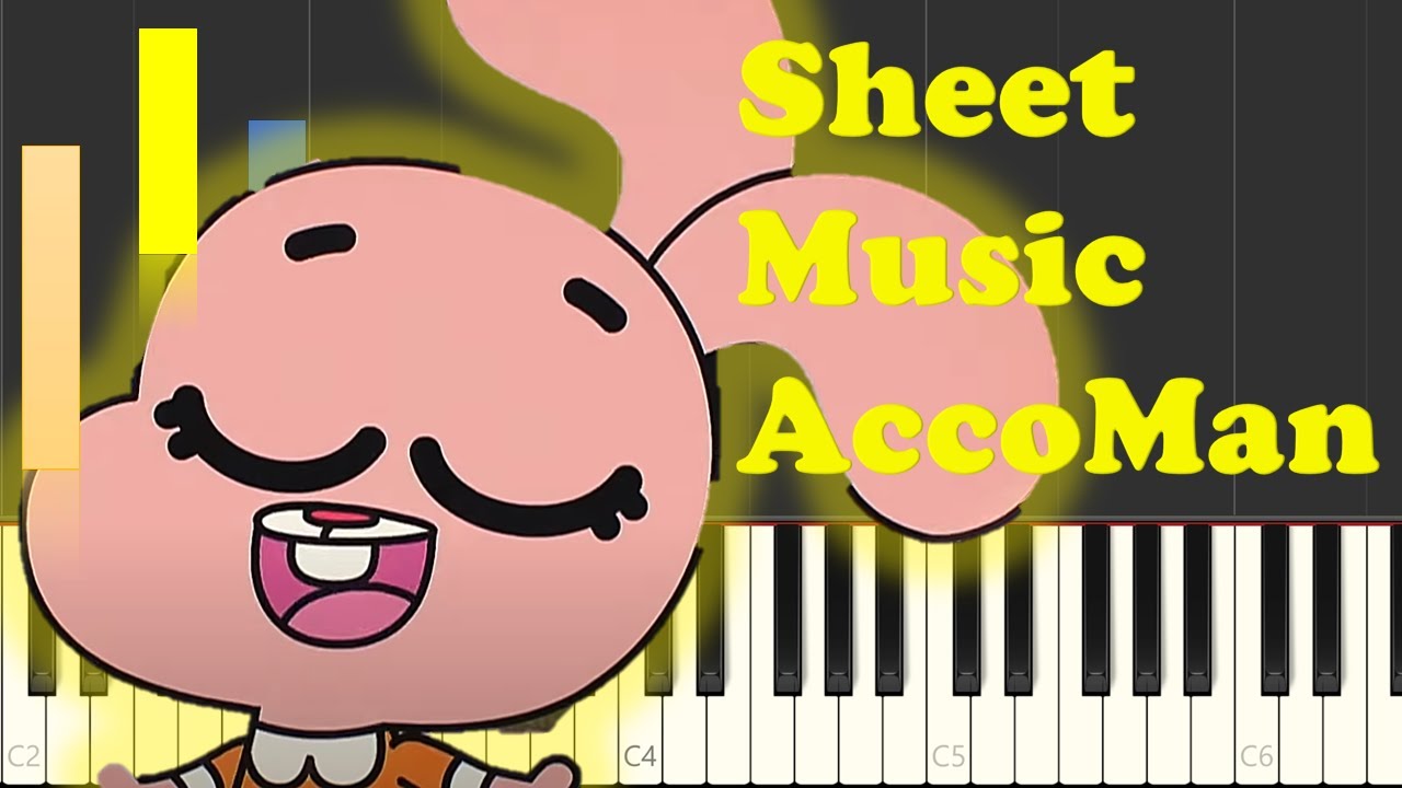 The Amazing World of Gumball Weird Like You & Me Piano Sheet Music