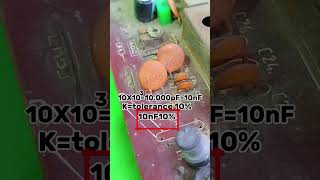 reading capacitor values.#electronicskills #problemfix #automobile #pfix